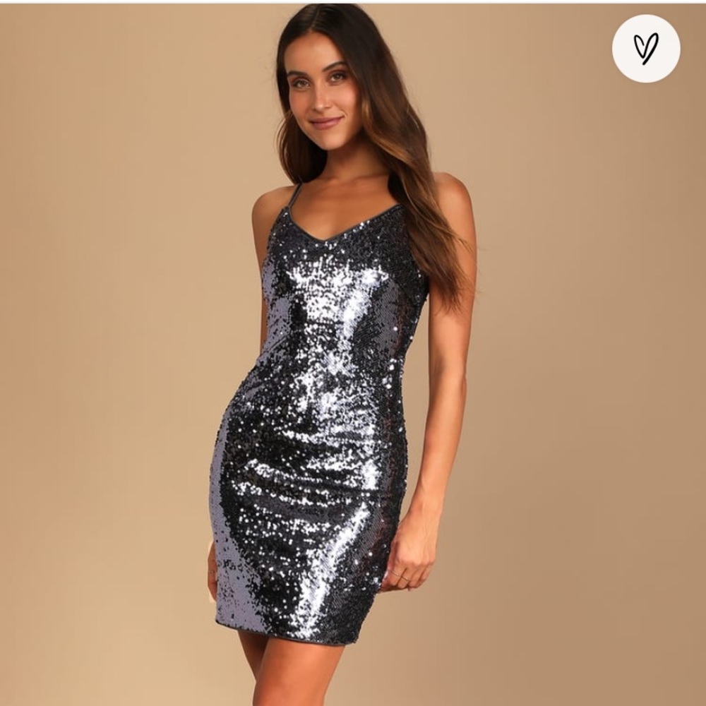 Sequin Bodycon Mini Dress